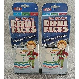 Pack of 2 Ideal Sno Marker Classic Colors Refill Pack